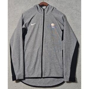 Nike Dri-Fit Showtime Hoodie Mens‎ Size Small Gray Full Zip Stretch Performance